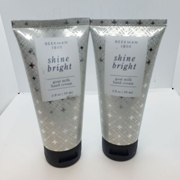 Beekman 1802 bundle Goat Milk Bar Soap and 2 Hand Creams Shine Bright Scent - Picture 2 of 5